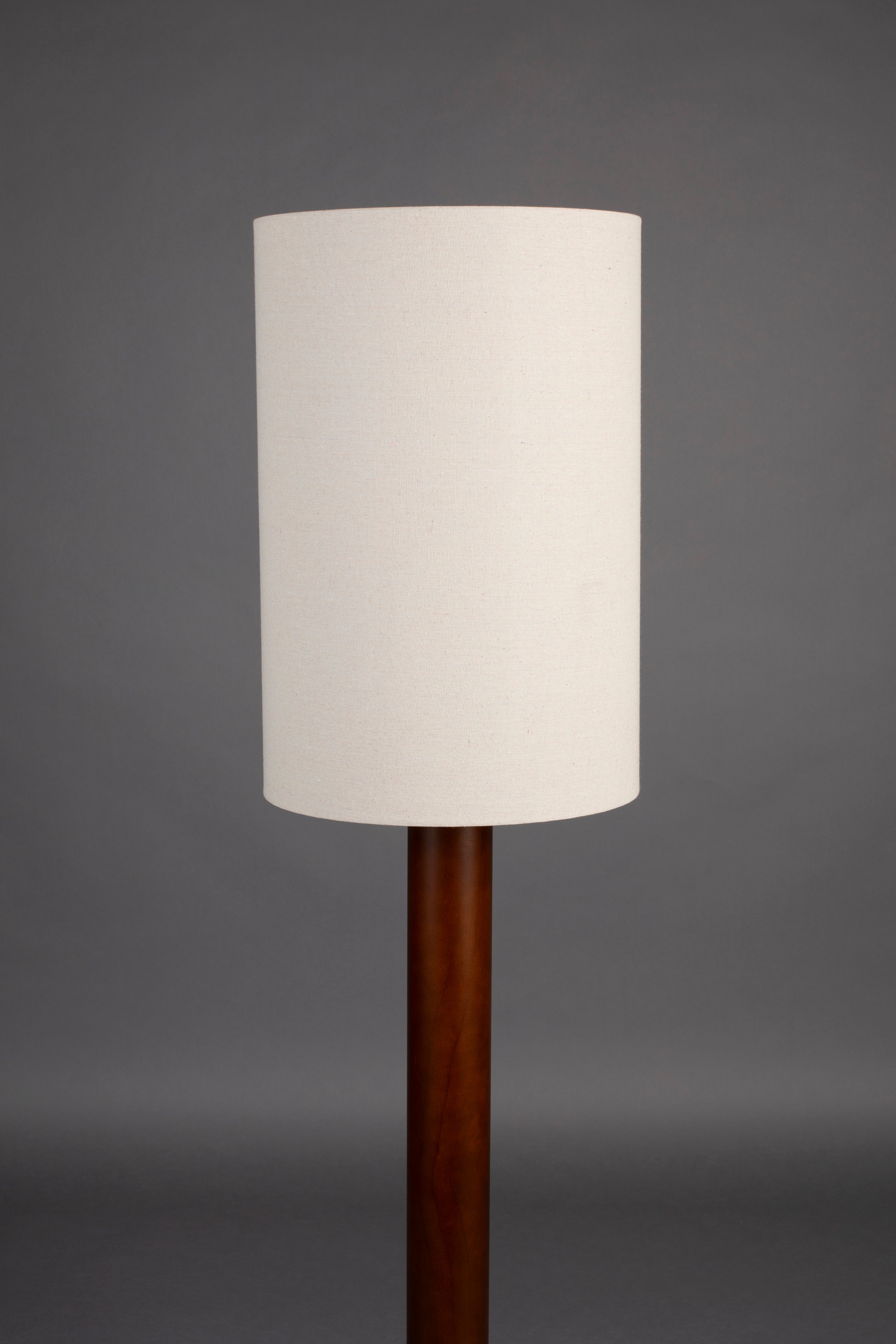 Dutchbone Jones Soft Organic Brown Wood Floor Lamp